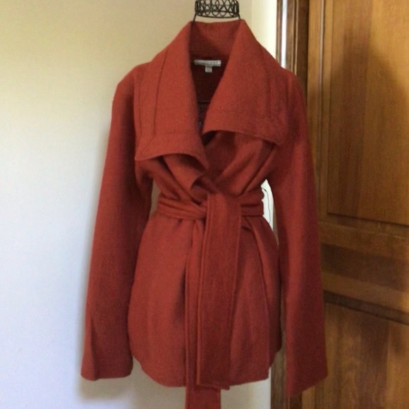 Kenar Jackets & Blazers - kenar Boiled wool wrap Jacket, Medium